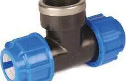 Compression PP Tee Female-20x20x1/2"
