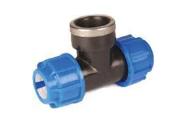 Compression PP Tee Female-20x20x1/2"