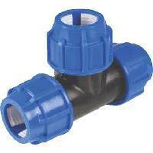 Compression PP Tee-Plasson Fitting-Private Label Plumbing-20mm-diyshop.co.za