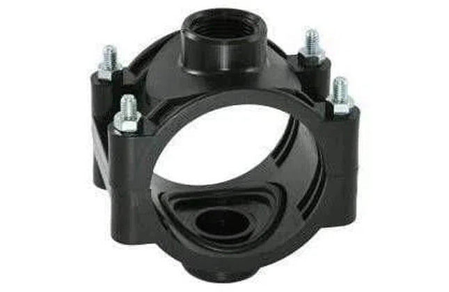 Compression PP Tee Saddle-50mm x 1"