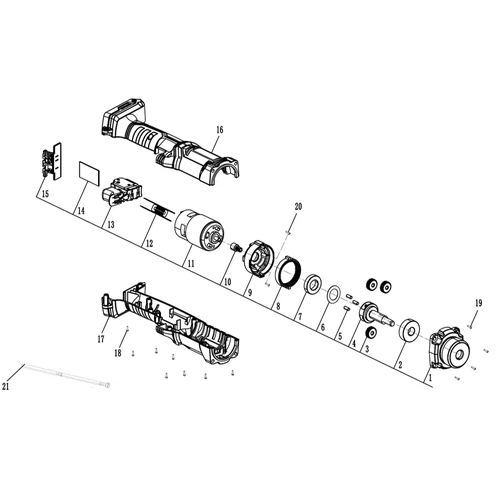 Concrete Vibrator Cordless 20𝑉 iNGCO-Tool Only-