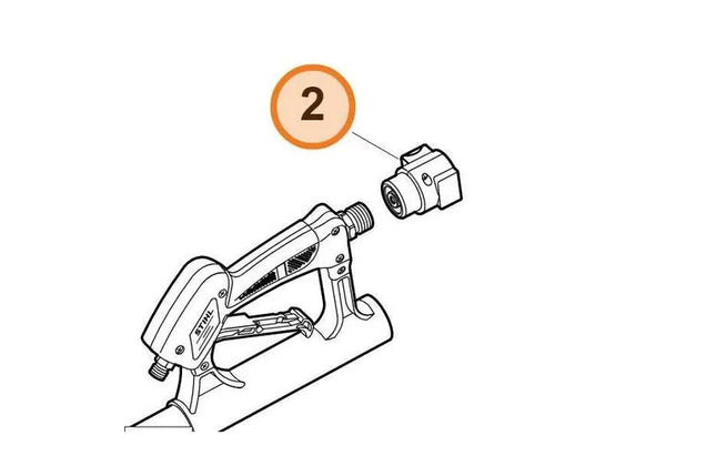 Connecting piece for Pressure Washer Telescopic Handle STIHL-Default Title