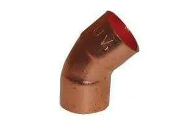 Copper Cu Elbow 45°-15mm