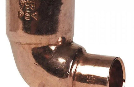 Copper Cu Elbow Reducer 90º-22x15mm