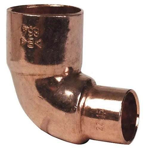 Copper Cu Elbow Reducer 90º-22x15mm