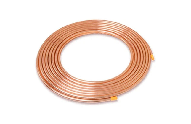 Copper Tube Pipe Soft Type »-⌀1/4" 6.35 x 𝑇0.61𝑚𝑚-𝑝/𝑚eter