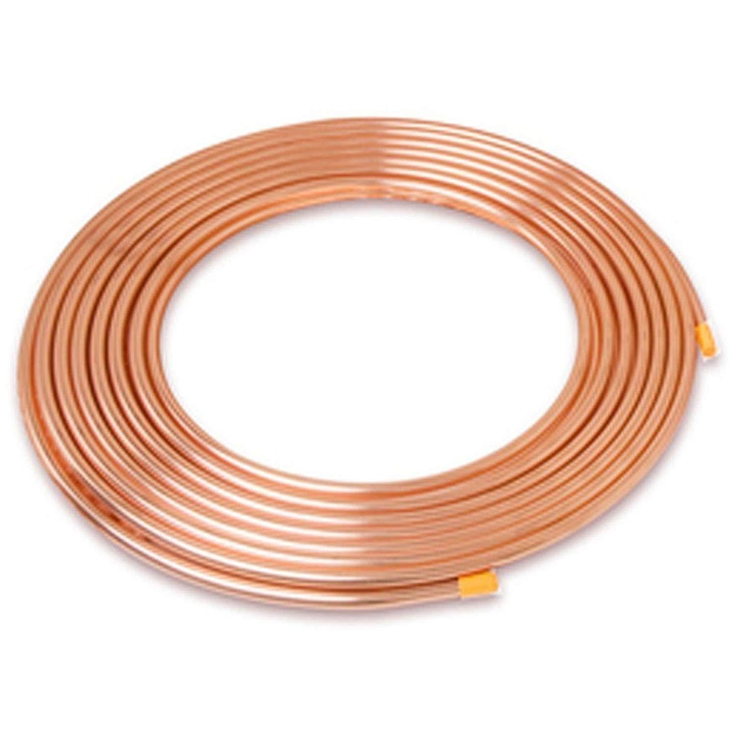 Copper Tube Pipe Soft Type 𝑝/𝑚eter »-Refrigeration-Unitherm-⌀1/4" 6.35 x 𝑇0.61𝑚𝑚-diyshop.co.za