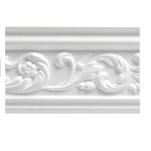 Cornice Polystyrene (Moulded)-Cornice-Archies Hardware-(Klas202)(Leaf)(per2m)(115mm)-diyshop.co.za