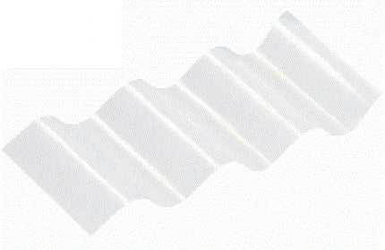 Corrugated Sheet Polycarbonate Clear L3.6m x W860 x T0.8mm