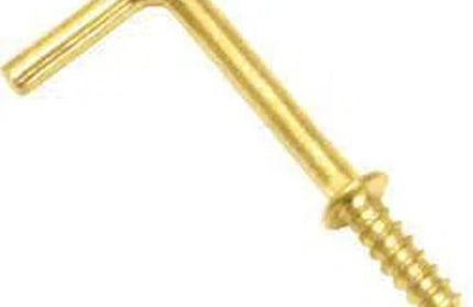 Cup Hook Square Brass Plated-25mm-per10