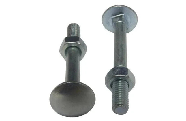 Cup Square Bolts+Nuts Black 𝑝/𝑔ram-10x90𝑚𝑚(±15/𝐾𝑔)