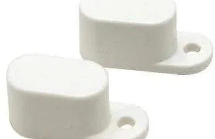 Curtain End Caps 'C' Rail-Pair