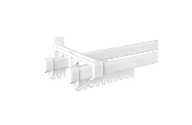 Curtain Rail Double 'C' Track eCono-𝐿1.5𝑚-White