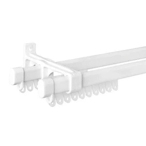 Curtain Rail Double 'C' Track eCono-𝐿1.0𝑚ⓓ-White-