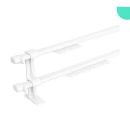 Curtain Rail Double 'C' Track eCono-𝐿1.5𝑚-White-
