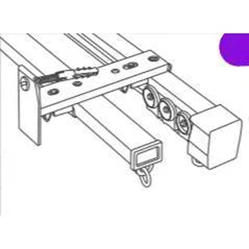 Curtain Rail Wheelo Premuim-1.5𝑚-