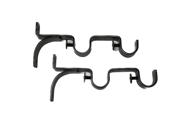 Curtain Rod Bracket Steel-25/25mm-Matt Black
