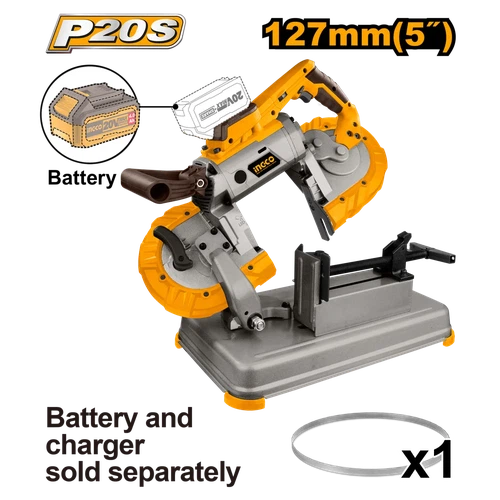Cut Off Band Saw Cordless 𝑃20ˢ iNGCO-Tool Only-