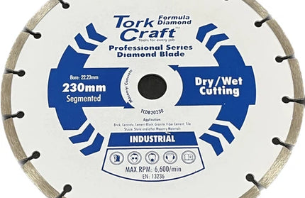 Cutting Disc Diamond Segmented TorkCraft/Delrock-230x22𝑚𝑚 TC