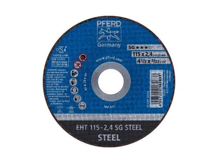 Cutting Disc Steel SG Elastic*** PFERD-⌀115x2.4𝑚𝑚-each