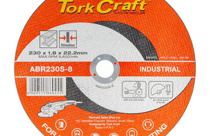 Cutting Disc Steel Slim Tork Craft-⌀230 x 𝑇1.8𝑚𝑚-each