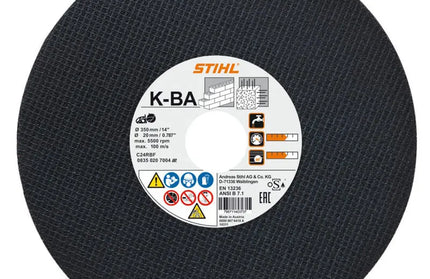 Cutting Disc Wheel Abrasive STIHL-350x20mm-K-BA Masonary