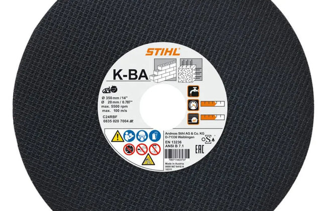 Cutting Disc Wheel Abrasive STIHL-350x20mm-K-BA Masonary