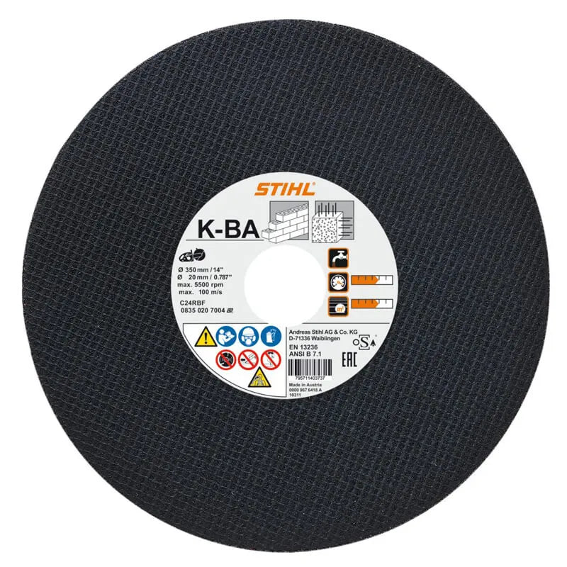 Cutting Disc Wheel Abrasive STIHL-350x20mm-K-BA Masonary