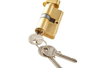 Cylinder Euro Profile Thumb Turn SwissKEY-Chrome