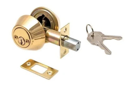 Dead Bolt Cylinder-Satin Chrome