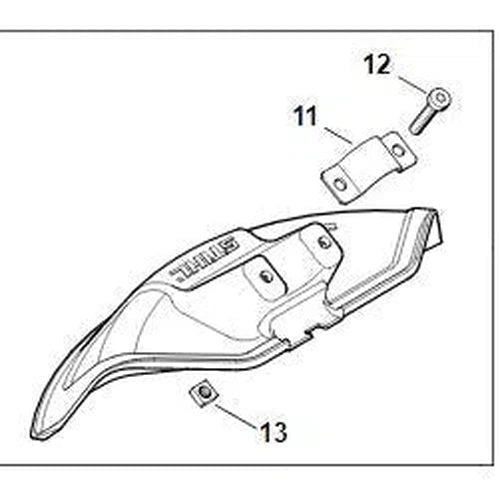 Deflector for FS230 STIHL-STIHL-diyshop.co.za