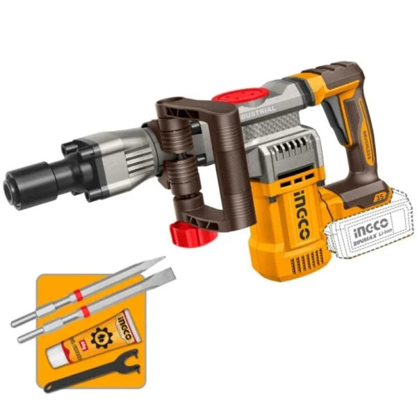 Demolition Breaker (JackHammer) Cordless 𝑃20ˢ iNGCO-16J/35-