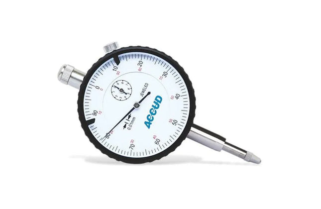 Dial Indicator 10mm 0.01mm Grad. Lug Back-Default Title