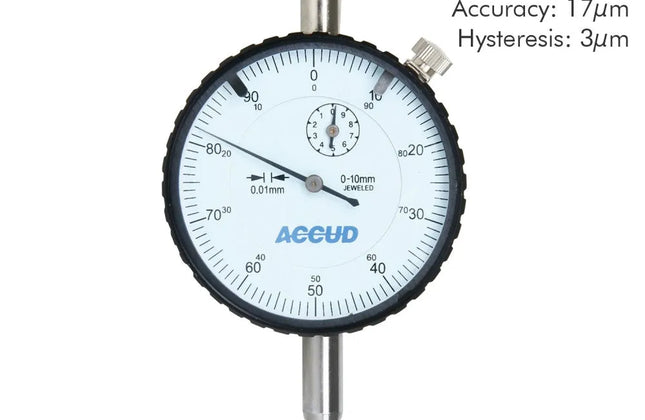 Dial Indicator 10mm 0.01mm Grad. Lug Back-