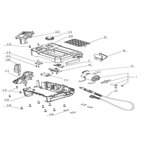 Die Grinder Cordless 𝑃20ˢ iNGCO-Tool Only-