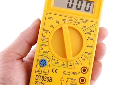 Digital Multimeter Pocket Size-Yellow/Black-