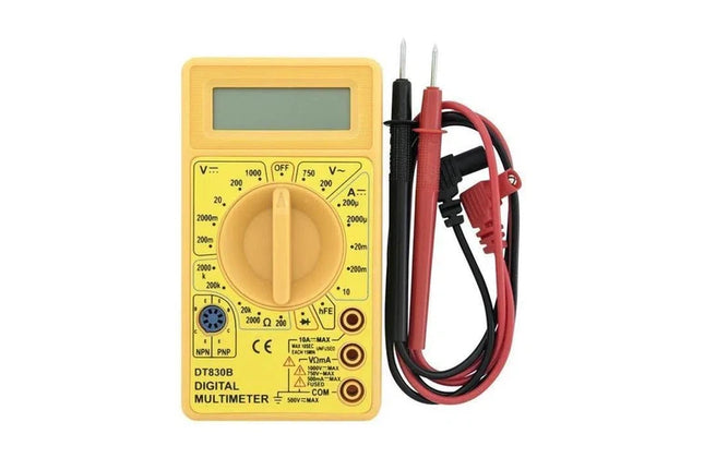 Digital Multimeter Pocket Size-Yellow/Black