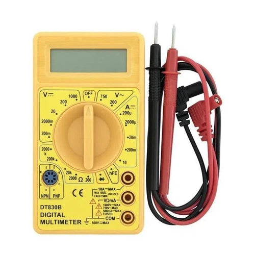 Digital Multimeter Pocket Size-Yellow/Black-