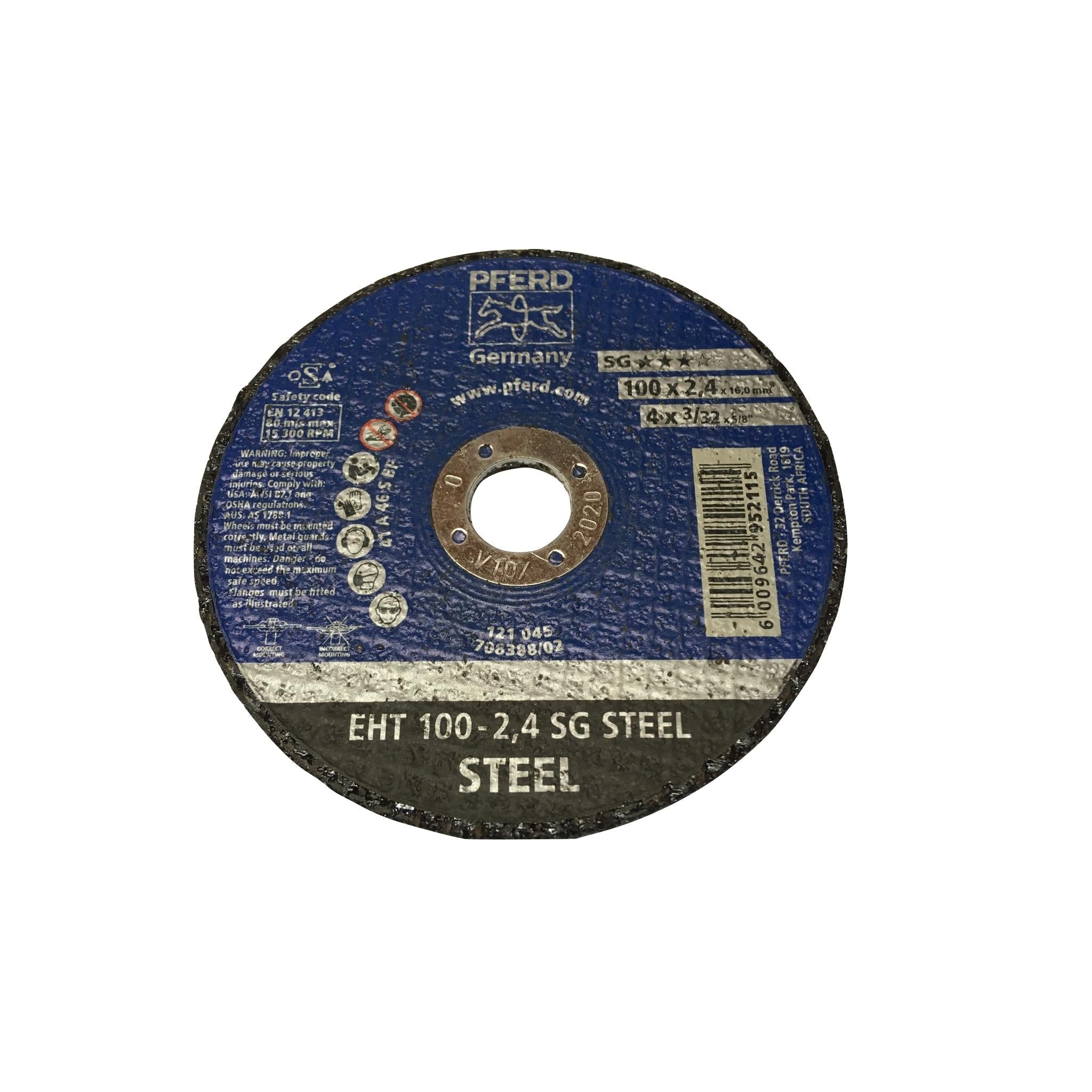 Disc Cutting Steel SG Elastic*** PFERD-Consumables-Pferd-100 x 2.4mm-diyshop.co.za