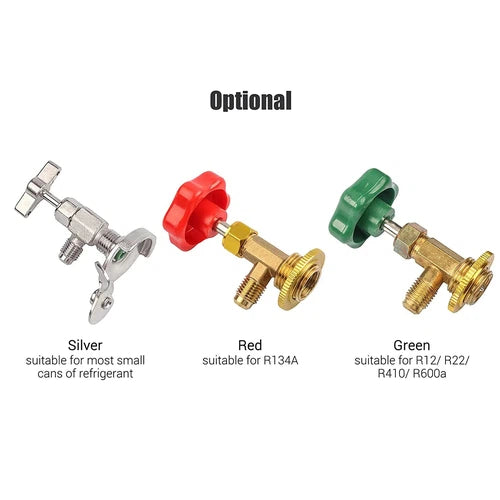 Dispensing Canister Piercing Valve R22-Blue-