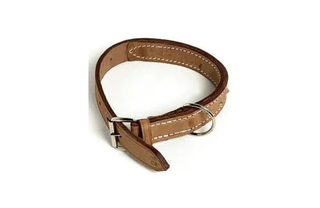 Dog Collar Leather Stitched-No.28 (700x32mm)