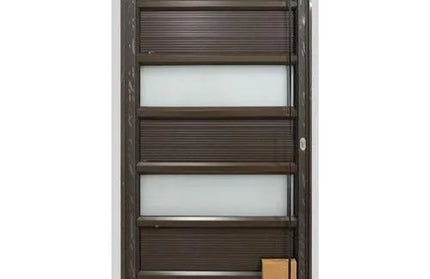 Door Aluminium eCono Horizontal Glass-Bronze-Left