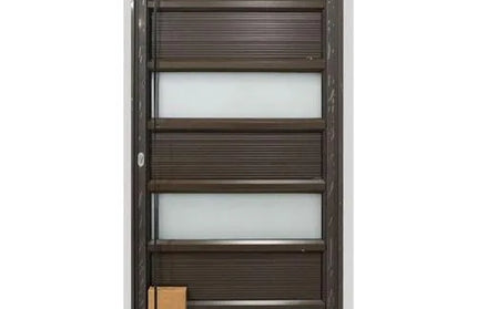 Door Aluminium eCono Horizontal Glass-Bronze-Right
