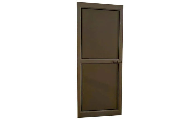 Door Aluminium eCono Panel-Bronze-Left