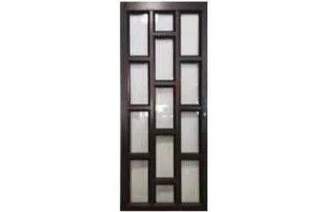 Door Aluminium Premuim Staggered-Right Hand/Open In-Charcoal-Obscure