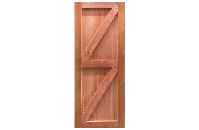 Door F&L OB Z-Braced Hardwood Bruno-Default Title