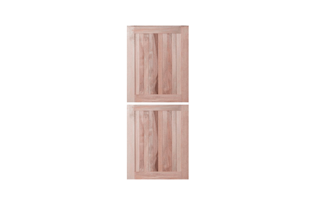 Door Stable F&L Open Back Hardwood