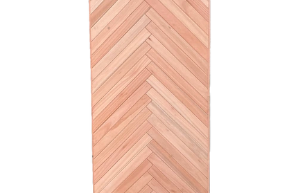 Door Hardwood Saligna Slat-Herringbone