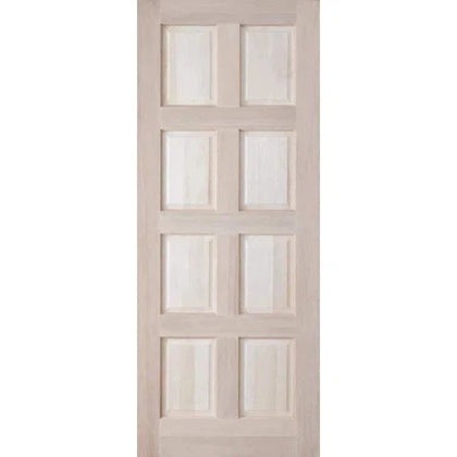 Door Hardwood Vertical Panel-8 Panel
