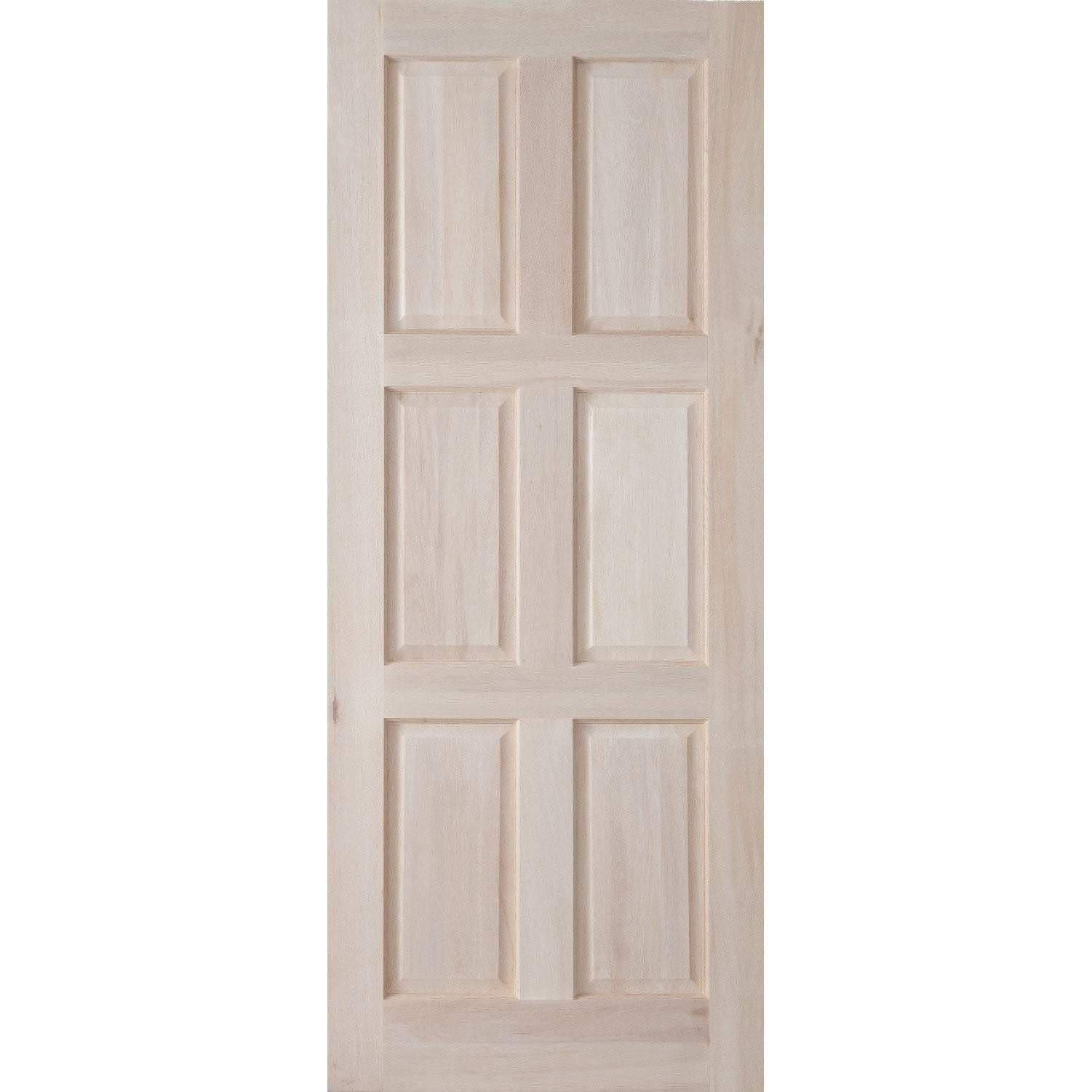 Door Hardwood Vertical Panel-Exterior Door-Private Label-6 Panel-diyshop.co.za